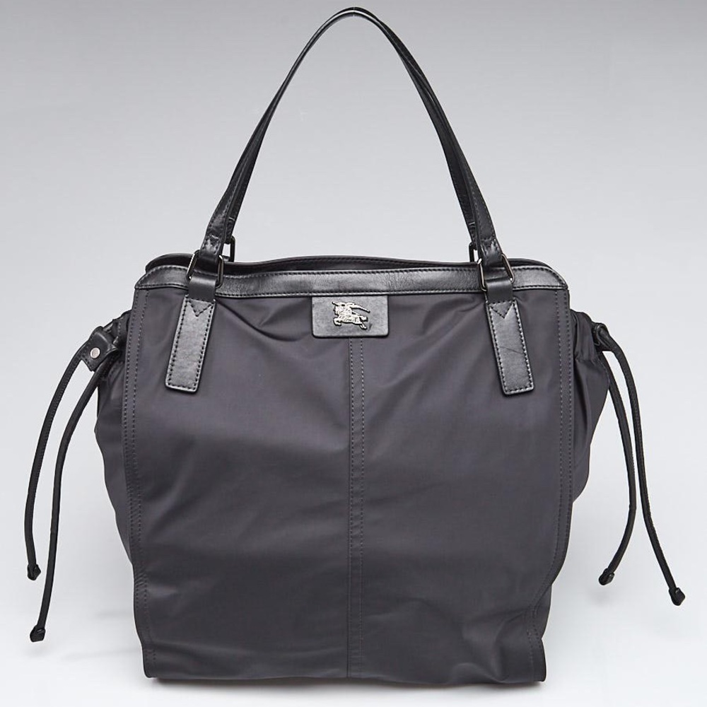 Burberry Buckleigh Nylon Tote Black